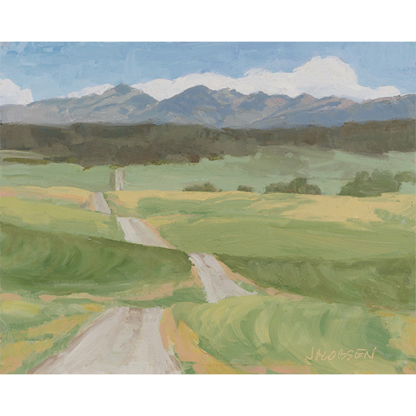 “Rolling Road” by Karen Jacobsen, 8x10”